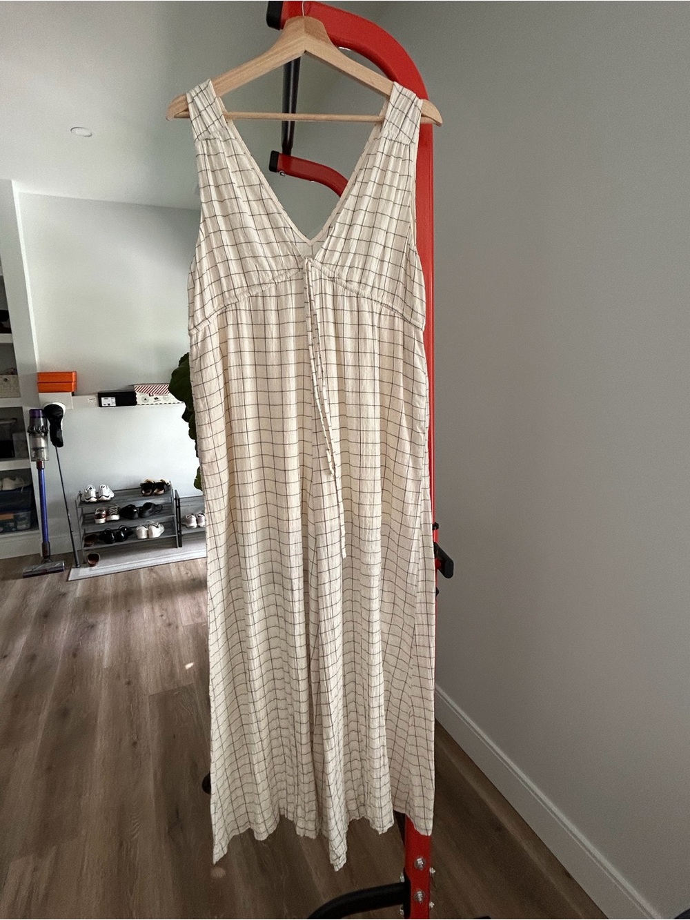 Urban Outfitters Jumpsuits with Black Windowpane Grid